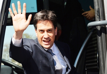 英国反对党工党领袖米利班德（AFP/Getty Images)