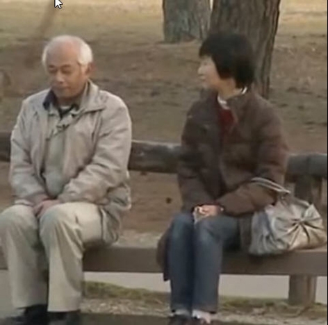 夫妻俩被安排到他们第一次约会的公园里见面。