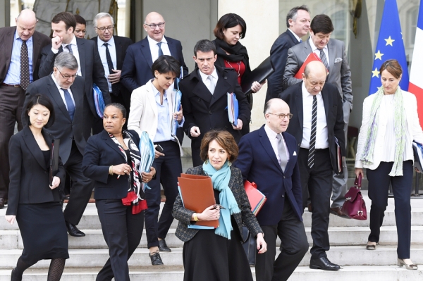 法国政府各部部长（AFP/Getty Images）