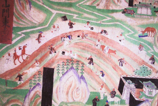 Route de la soie, grottes de Mogao, 618-712 PC (Domaine public) Route de la soie, grottes de Mogao, 618-712 PC (Domaine public)