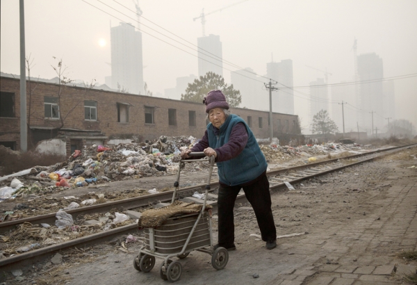 中国正面临着前所未有的养老困局。图为一名河北省的老人。（Getty Images）