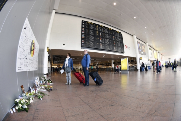 5月2日，布鲁塞尔机场在因恐袭关闭40天后重新部分开放。（AFP/Getty Images）