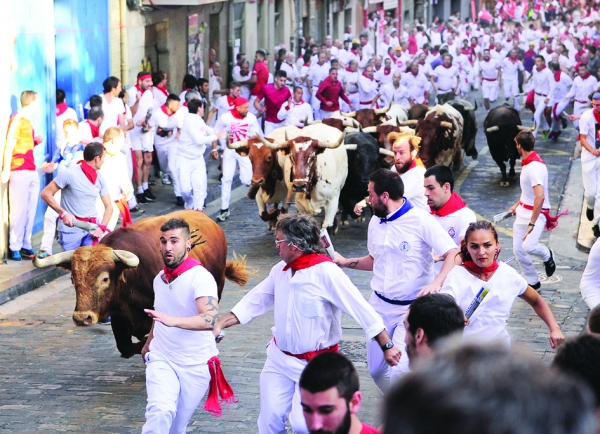 图为奔牛活动场景（Getty Images）