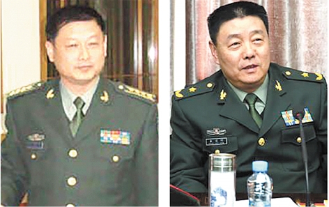 王春宁(左)和张晓明(右) (网络图片)