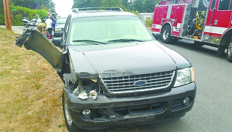美国两幼儿驾车发生交通事故，警方觉得难以相信。（网络图片）