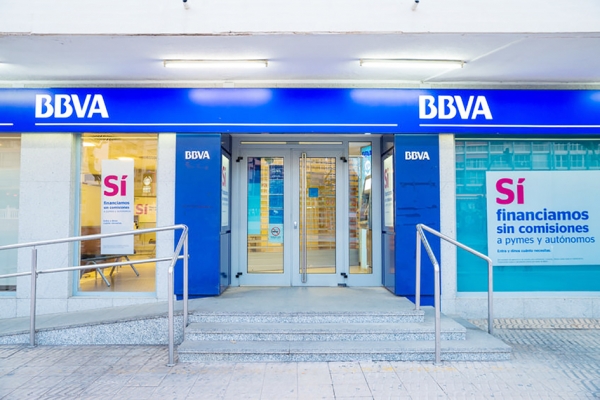 西班牙BBVA银行分行（123RF）