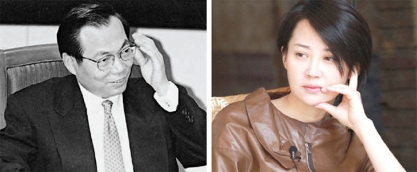 网传王雪冰(左)的情人是女明星许晴(右)，但许晴澄清说只是朋友。(网络图片)
