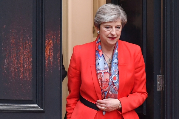 英国首相兼保守党领袖特蕾莎•梅（AFP/Getty Images）