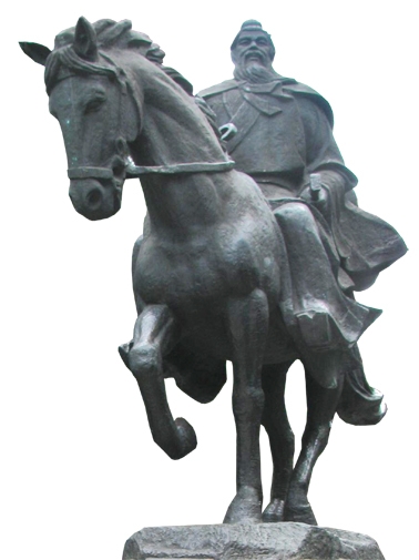 湖北省武汉市曹操的雕像(Dhugal Fletcher/维基百科)