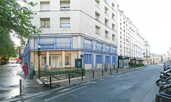 Rue de la Présentation街两个地铁出口建成后模拟图（Copyright © RATP）