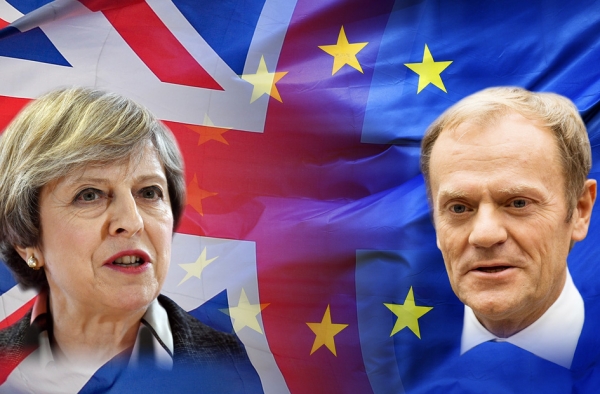 自今年3月29日英国正式启动本国退出欧盟程序至今，英国与欧盟之间就脱欧问题展开了五轮谈判。（Getty Images）