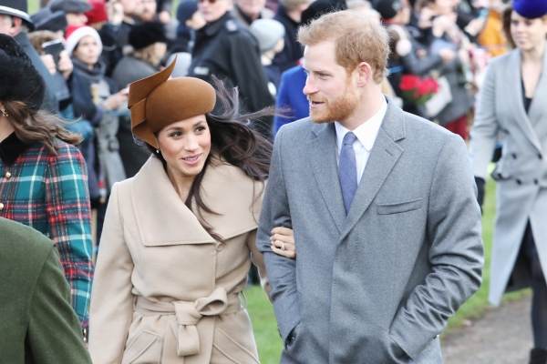 英国哈利王子与未婚妻梅根•马克尔（Photo by Chris Jackson/Getty Images）