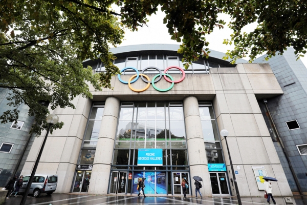 巴黎一所于1924年兴建的Georges Vallerey游泳馆，有专为奥林匹克运动会设计的泳道。（AFP/Getty Images）