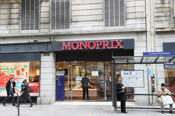 巴黎市中心的一家Monoprix超市（AFP/Getty Images）