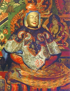 唐朝文成公主的塑像(维基百科)