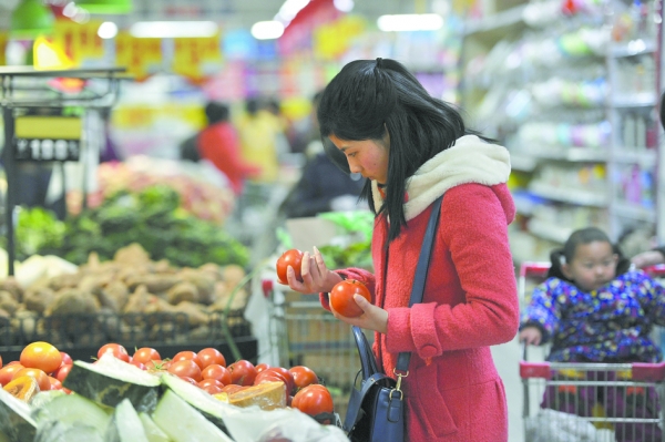 中国大陆一处超市(AFP/Getty Images)