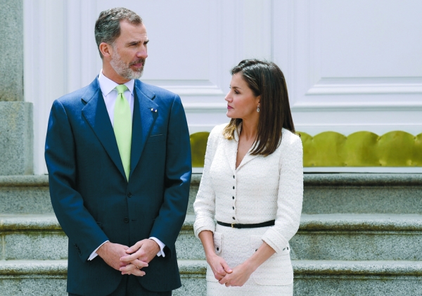 西班牙国王费利佩六世和王后莱蒂齐亚（Getty Images）
