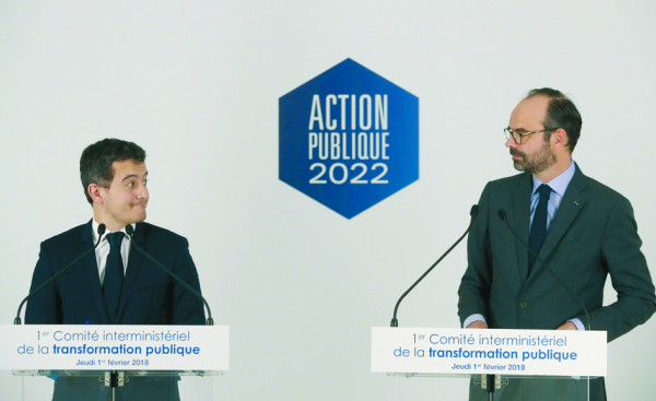 去年10月13日，总理菲利普和公务行动与公共账务部部长达尔马宁启动了“2022公共行动”。（AFP/Getty Images）