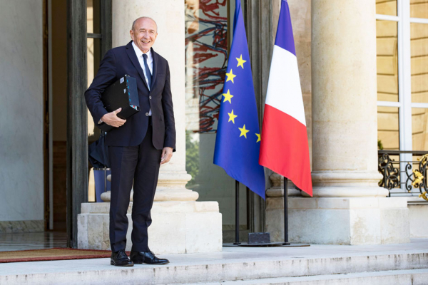 法国内政部长科隆（Gérard Collomb）（AFP/Getty Images）