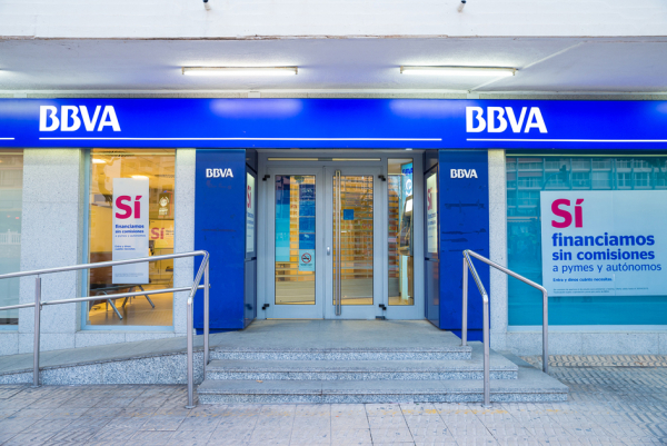 西班牙第二大银行BBVA马德里分行（123RF）