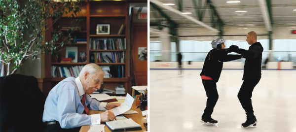 95岁的老人，罗伯特•斯威特坚持学习冰舞至今20年。