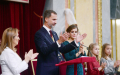 就国家政治现状讲话                     西班牙国王首次现身国会