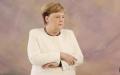 6月27日默克尔在德国联邦总统发表讲话时，再次出现了颤抖症状。（AFP/Getty Images）