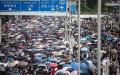 8月31日，香港街头的抗议者（Getty Images）