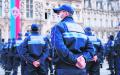 2021年10月18日巴黎市政厅前，巴黎市政警察正式成立仪式。（THOMAS SAMSON/AFP via Getty Images）