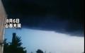 网友实拍山西“黑云压城”遮天蔽日。(图片来源：视频截图)