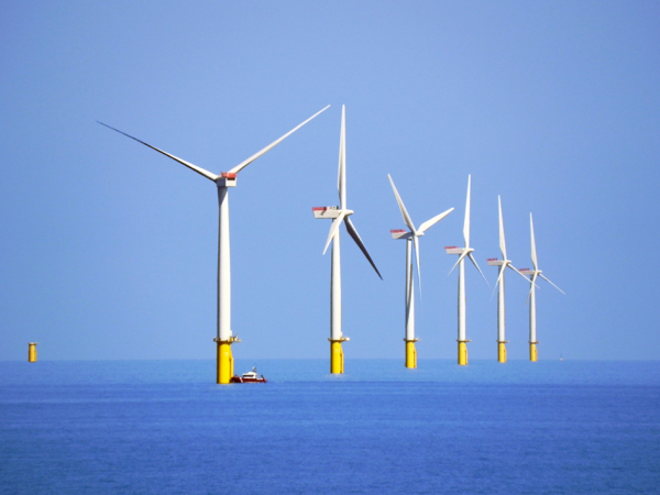 全球最大的海上风力发电场Walney Extension（维基百科）