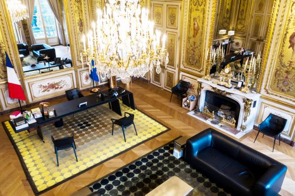 鎏金大厅(Salon doré)（爱丽舍宫官网/ © Présidence de la République）