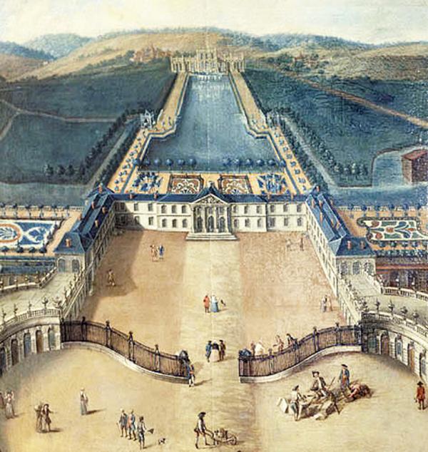 绘有科梅尔西城堡的油画（公有领域）