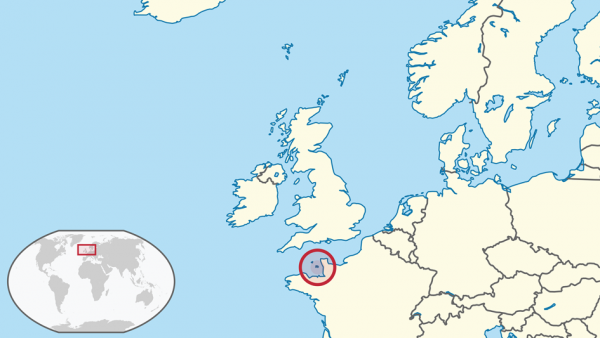 位于英吉利海峡的泽西岛（Jersey）   ( TUBS/Wikipedia/CC BY-SA 3.0 )