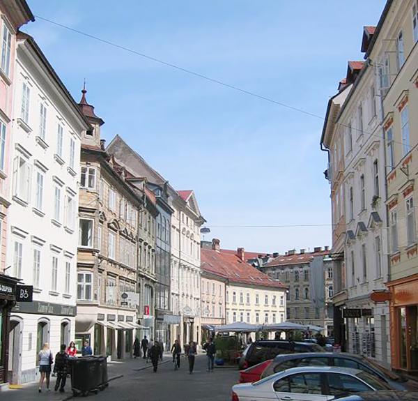 斯洛文尼亚首都卢布尔雅那城市广场（Ziga/Wikipedia/公有领域）