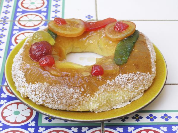 法国南方比较多见的国王蛋糕（David.Monniaux/维基百科/CC BY-SA 3.0）