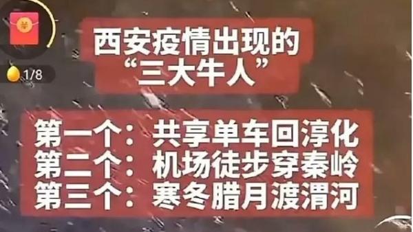 西安心酸“3铁人”逃避封城:冬泳、夜骑、徒步9天9夜(图片来源:看中国合成)