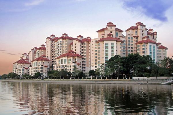 新加坡一个高档住宅区（123RF）