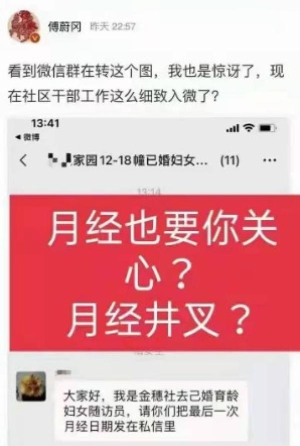 “月经警察”也叫妇女随访员。（图片来源：网路截图）