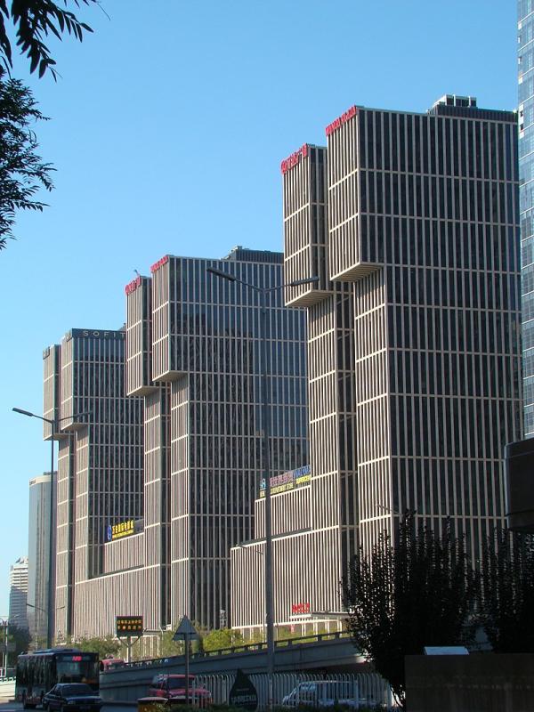 北京万达总部  。（图片来源：维基百度）