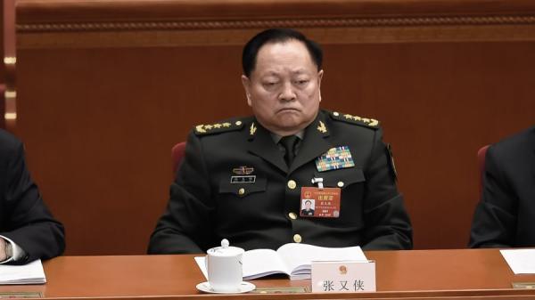 中共中央政治局委员、中央军委副主席张又侠资料照。