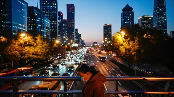 2023年11月14日，北京     （图片来源：JADE GAO/AFP via Getty Images）