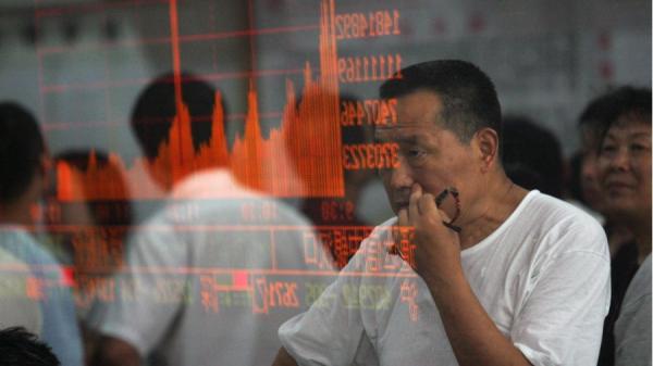 中国股市下跌     （图片来源：Getty Images）