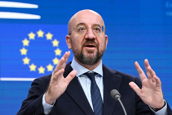 欧洲理事会主席米歇尔强调，必须调动更多资金、更多工具来投资战略领域。（JOHN THYS/AFP via Getty Images）