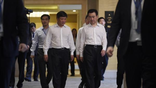 最新消息显示，王健林卖掉位于北京的万达总部偿还债务。（图片来源：Getty Images）