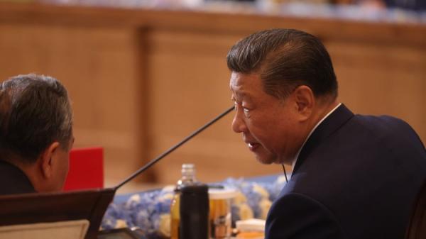 三中全会15日在北京召开。习近平就《中共中央关于进一步全面深化改革、推进中国式现代化的决定（讨论稿）》向全会作了说明。图为2024年7月4日，习近平在上海合作组织会议上。