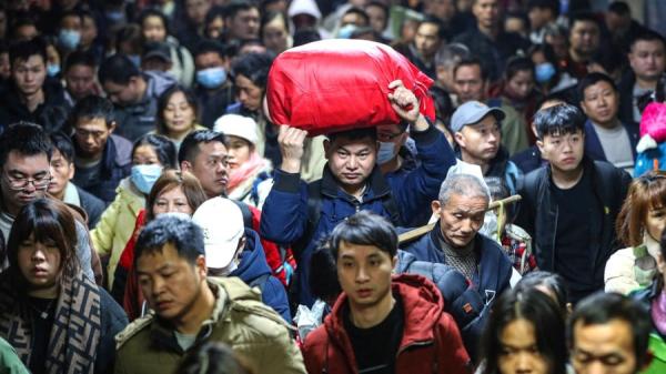 中国农民工    （图片来源：Getty Images）