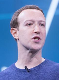 Facebook创办人扎克伯格 （图片来源：维基百科）