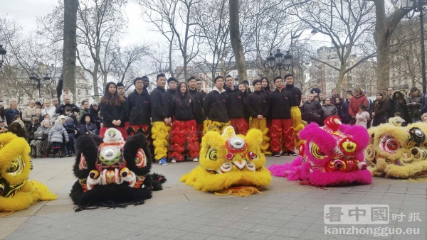 法国天行武道 猴年大拜年