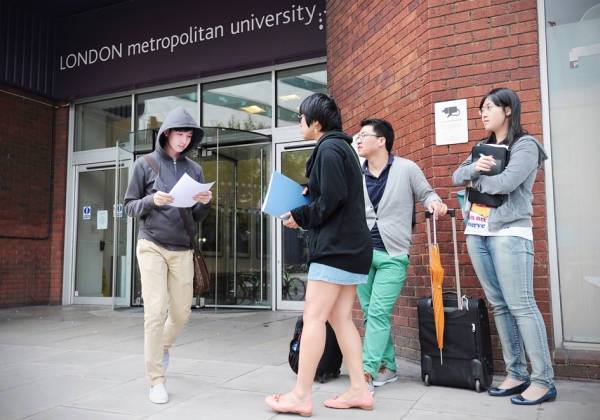 英国伦敦都会大学的国际学生（AFP/GettyImages）